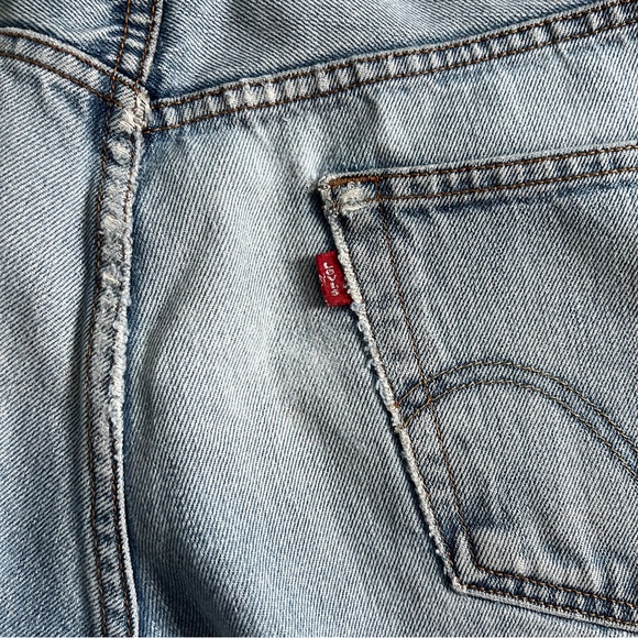 Levi’s 505 denim cutoff shorts size 10 - Picture 8 of 8